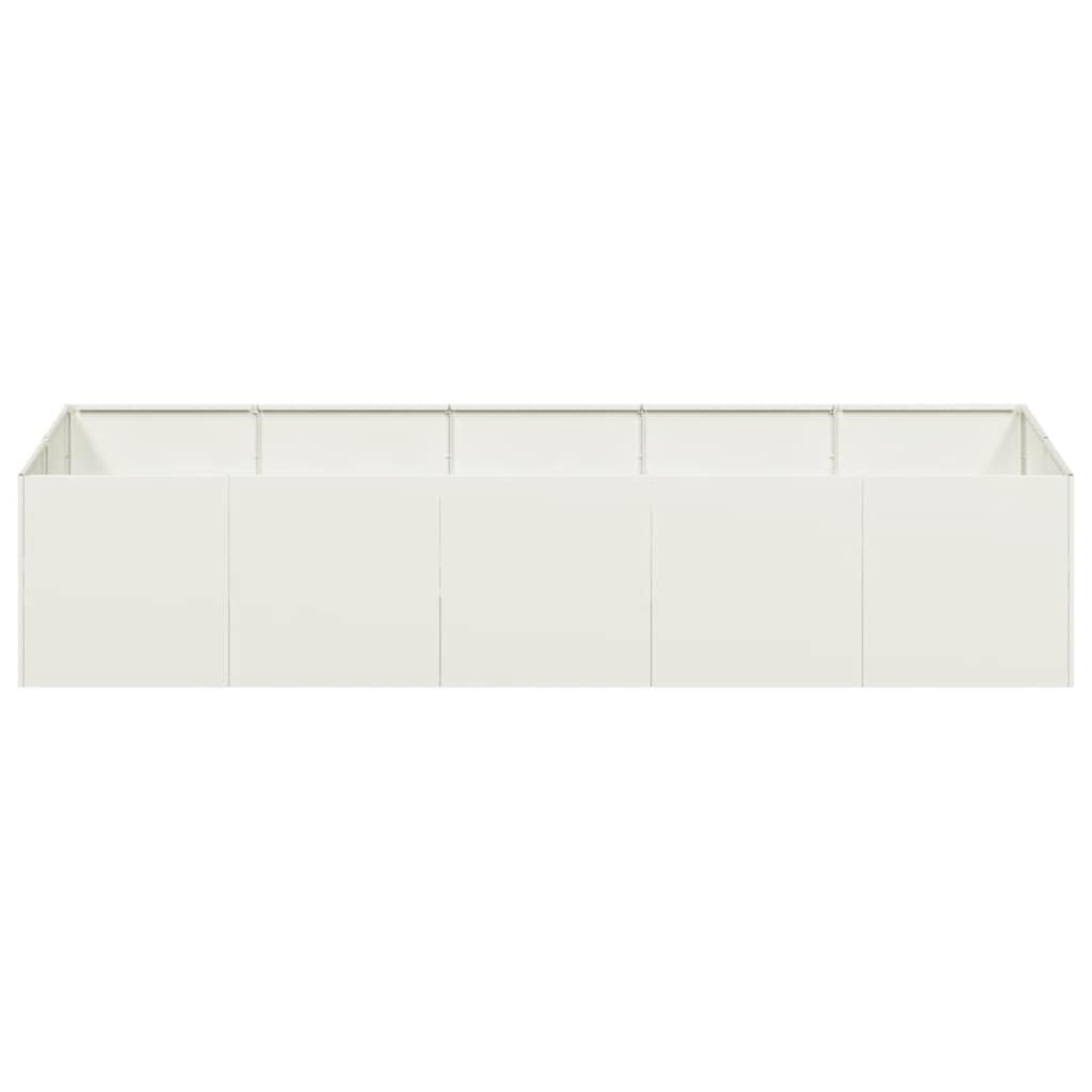 Plantenbak Staal Wit 200x80x40 cm - 47% Korting