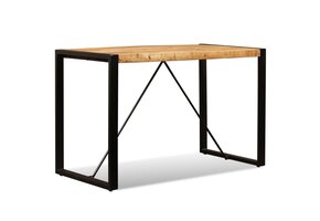 Eettafel Massief Ruw Mangohout 120 cm - 35% Korting