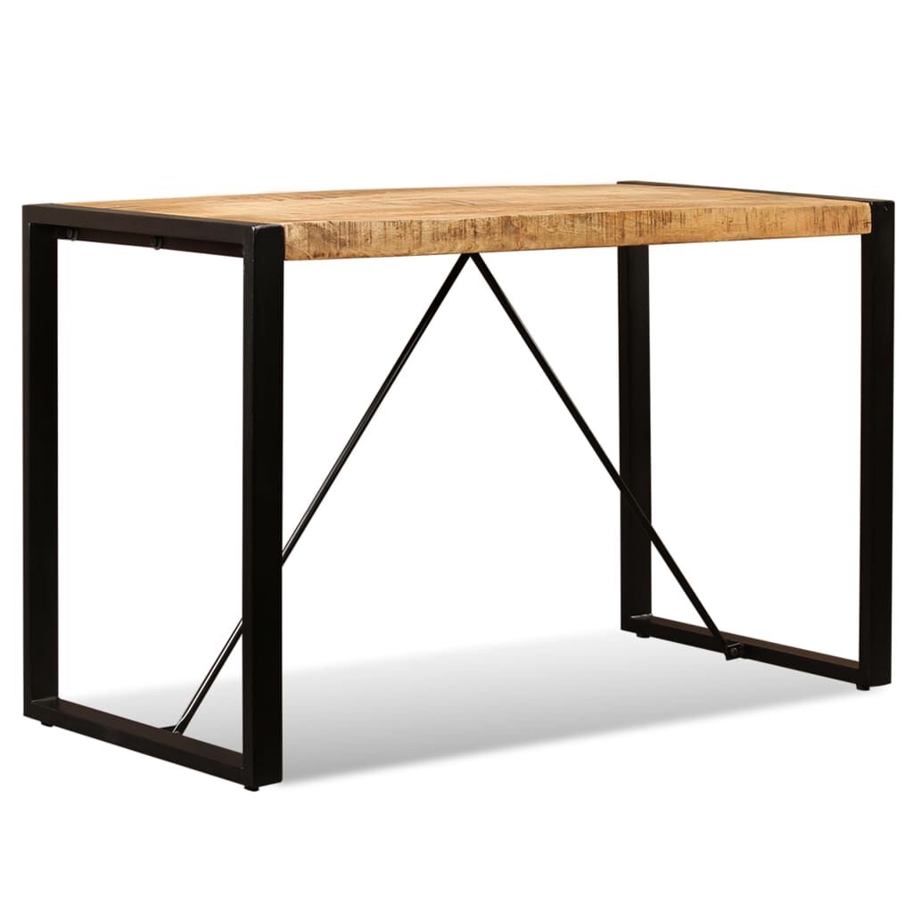 Eettafel Massief Ruw Mangohout 120 cm - 35% Korting