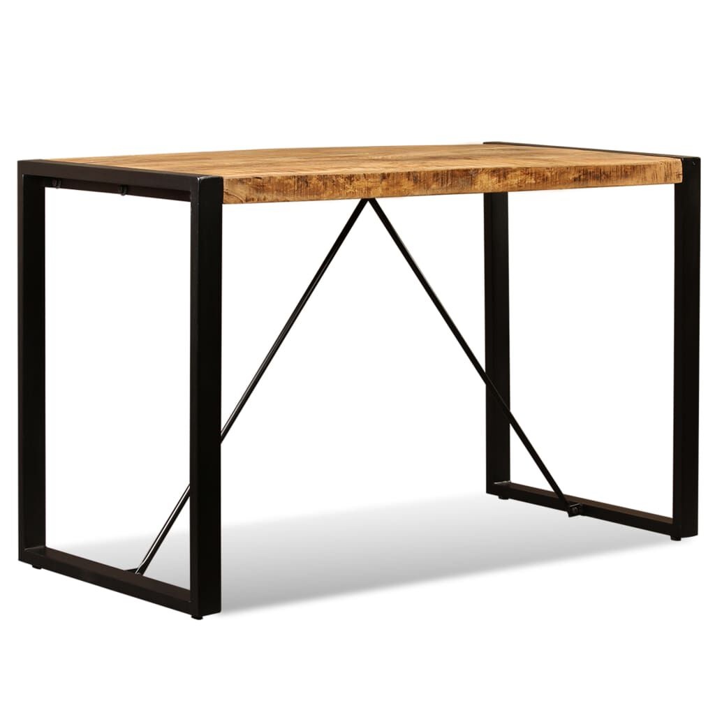 Eettafel Massief Ruw Mangohout 120 cm - 35% Korting
