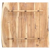 Massief Acaciahouten Tafelblad 58x60 cm - 59% Korting