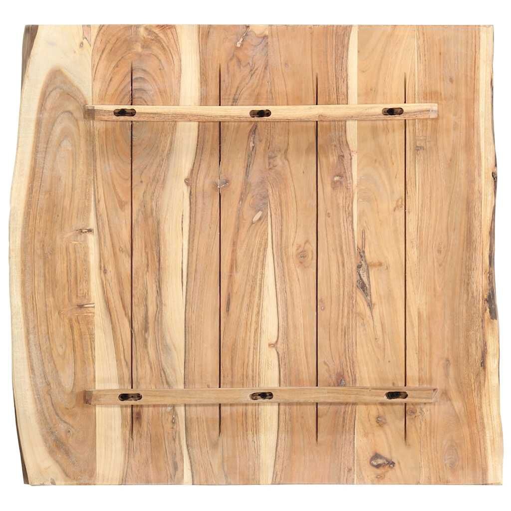 Massief Acaciahouten Tafelblad 58x60 cm - 59% Korting