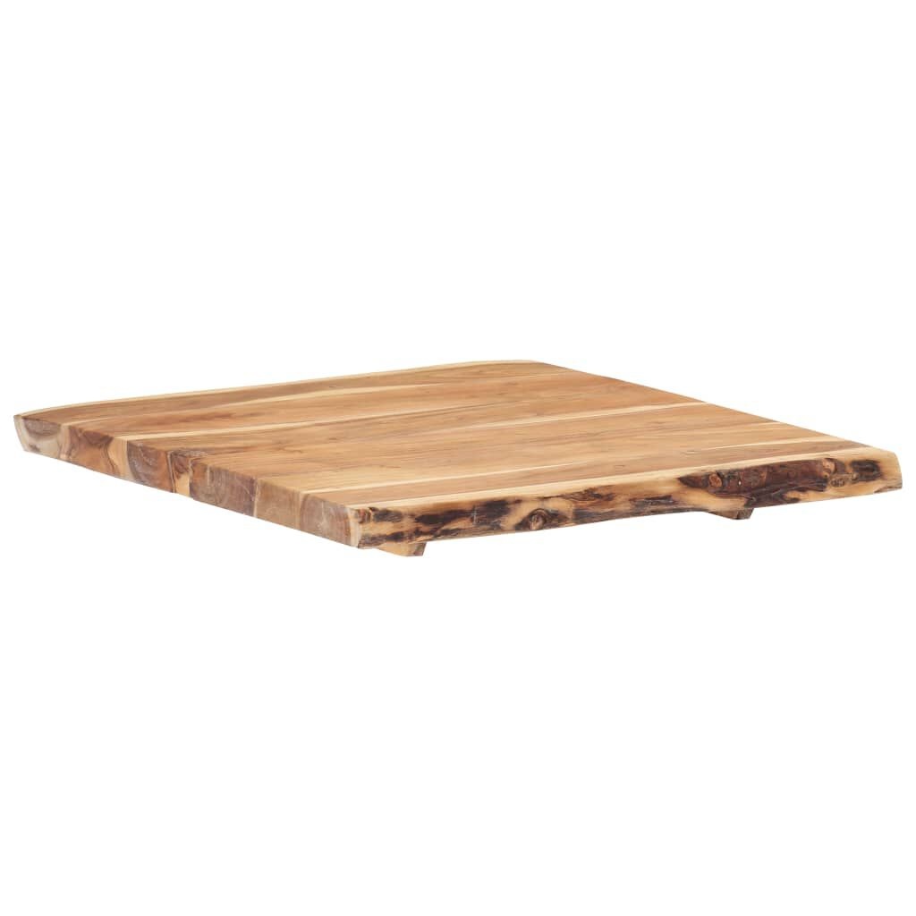Massief Acaciahouten Tafelblad 58x60 cm - 59% Korting