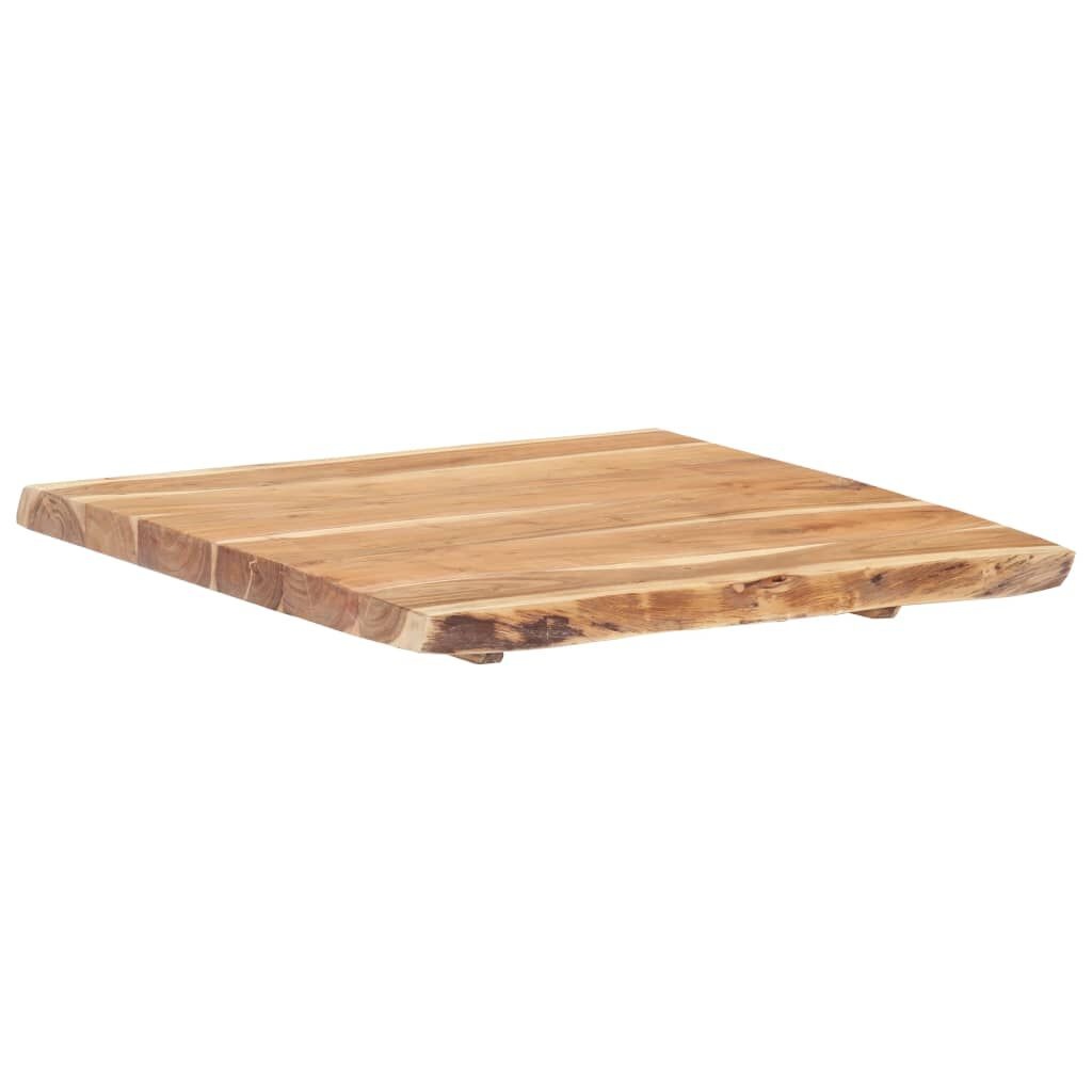 Massief Acaciahouten Tafelblad 58x60 cm - 59% Korting