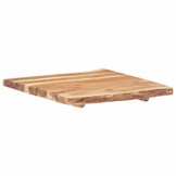 Massief Acaciahouten Tafelblad 58x60 cm - 59% Korting