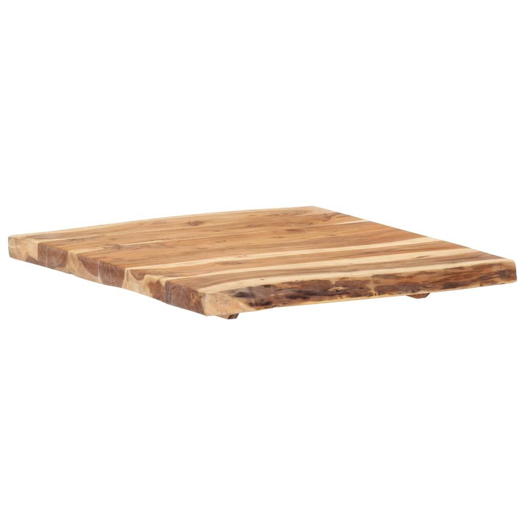 Massief Acaciahouten Tafelblad 58x60 cm - 59% Korting