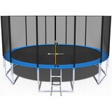 Trampoline Blauw 465 cm met Veiligheidsnet & Ladder - 35% Korting