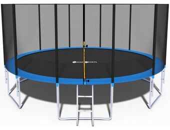 Trampoline Blauw 465 cm met Veiligheidsnet & Ladder - 35% Korting