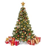 Kunstkerstboom 240 cm Groen | Hoge Naalddichtheid | Stabiele Takken | 34% Korting