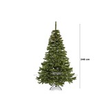 Kunstkerstboom 240 cm Groen | Hoge Naalddichtheid | Stabiele Takken | 34% Korting