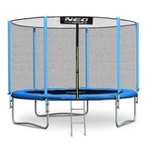 Trampoline 244cm Blauw met Veiligheidsnet & Ladder - 35% Korting
