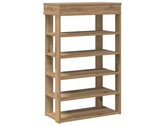 VidaXL Schoenenrek 60x30x98 cm Bewerkt Hout met 56% Korting
