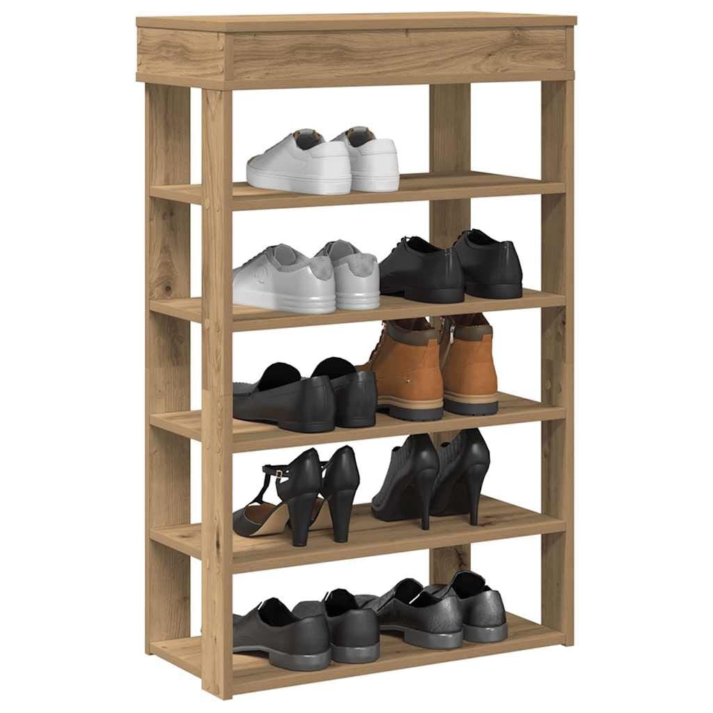 VidaXL Schoenenrek 60x30x98 cm Bewerkt Hout met 56% Korting