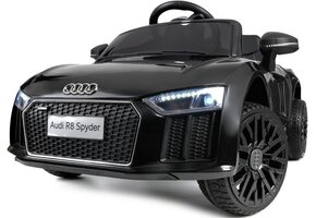 Elektrische Kinderauto Audi R8 Spyder Zwart - 35% Korting