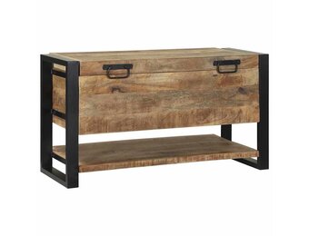 vidaXL Opbergdoos Massief Mangohout Bruin (80x35x45cm) - 30% Korting