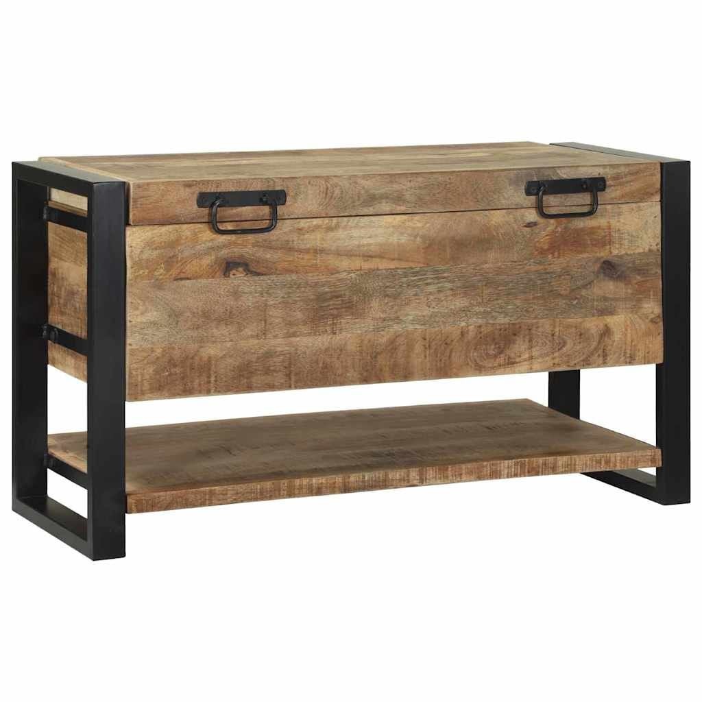 vidaXL Opbergdoos Massief Mangohout Bruin (80x35x45cm) - 30% Korting