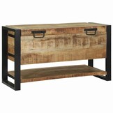 vidaXL Opbergdoos Massief Mangohout Bruin (80x35x45cm) - 30% Korting