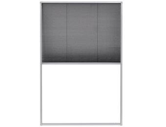 Plissé raamhor 80x120 cm aluminium met korting