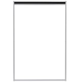Plissé raamhor 80x120 cm aluminium met korting