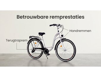 Meisjesfiets 26 inch Stadsfiets 7 versnellingen - 50% Korting