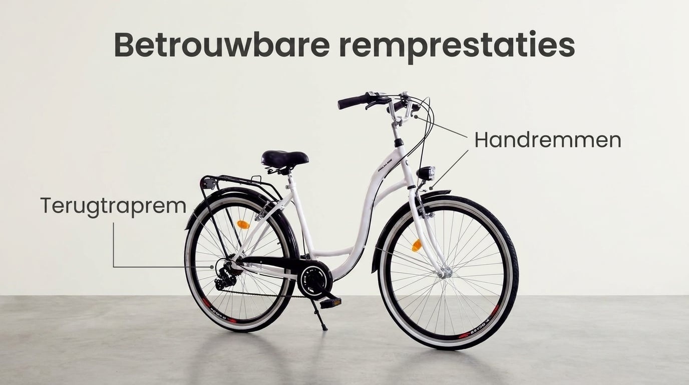 Meisjesfiets 26 inch Stadsfiets 7 versnellingen - 50% Korting