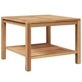 vidaXL Salontafel 60x60x45cm Massief Teakhout - 34% Korting