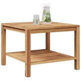 vidaXL Salontafel 60x60x45cm Massief Teakhout - 34% Korting