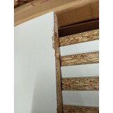 Boekenkast/Kamerscherm Wit Bewerkte Hout - 155x24x160 cm met 54% Korting