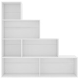 Boekenkast/Kamerscherm Wit Bewerkte Hout - 155x24x160 cm met 54% Korting