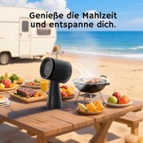 Draagbare Afzuigkap voor Camper/Keuken | 3 Snelheden | Zwart | 66% Korting