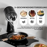 Draagbare Afzuigkap voor Camper/Keuken | 3 Snelheden | Zwart | 66% Korting
