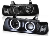 Koplampen BMW E36 Zwart - Angel Eyes CCFL - E-gekeurd (59% Korting)