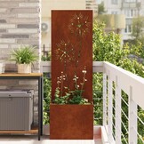 VidaXL Cortenstaal Tuin Privacy Scherm 50x32x150 cm - Roestig met 29% Korting