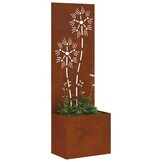VidaXL Cortenstaal Tuin Privacy Scherm 50x32x150 cm - Roestig met 29% Korting