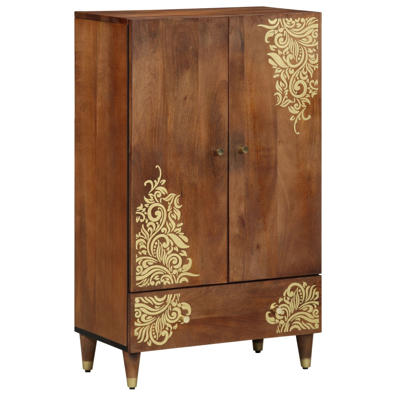 Hoge Kast Mango Hout Bruin 60x100 cm - 35% Korting