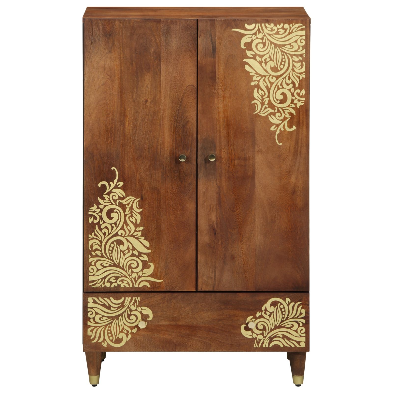 Hoge Kast Mango Hout Bruin 60x100 cm - 35% Korting