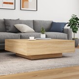 Salontafel Sonoma Eikenhout - 100x100x31 cm - 35% Korting