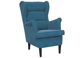 Fauteuil Fluweel Blauw - 35% Korting
