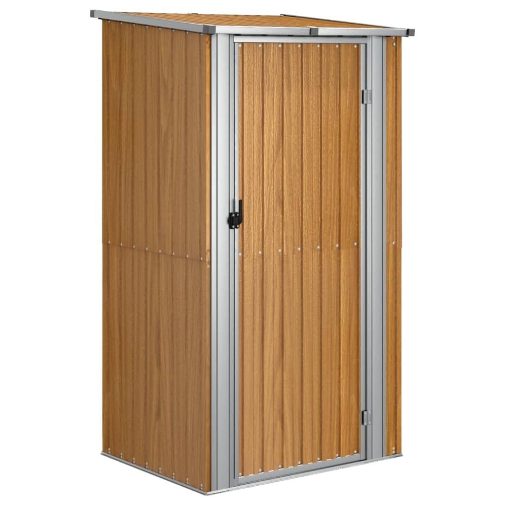 Bruine Tuinschuur van Staal - 118,5x97x209,5 cm - 35% Korting