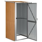 Bruine Tuinschuur van Staal - 118,5x97x209,5 cm - 35% Korting