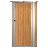 Bruine Tuinschuur van Staal - 118,5x97x209,5 cm - 35% Korting