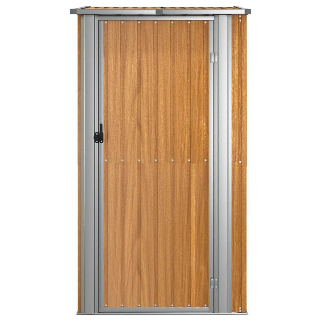 Bruine Tuinschuur van Staal - 118,5x97x209,5 cm - 35% Korting