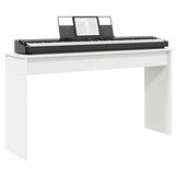 Wit Keyboardstatief van Bewerkt Hout - 120x32x64 cm - 29% Korting!