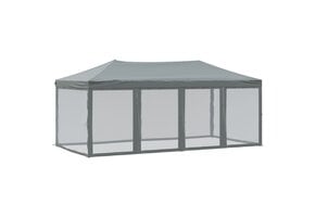 Inklapbare Partytent met Zijwanden 3x6m Antraciet - 35% Korting