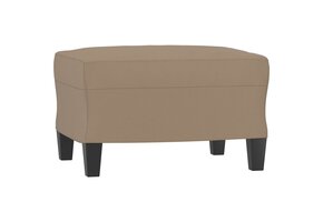 Voetenbank Cappuccino Kunstleer 60x50x41 cm - 51% Korting