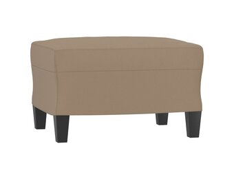 Voetenbank Cappuccino Kunstleer 60x50x41 cm - 51% Korting