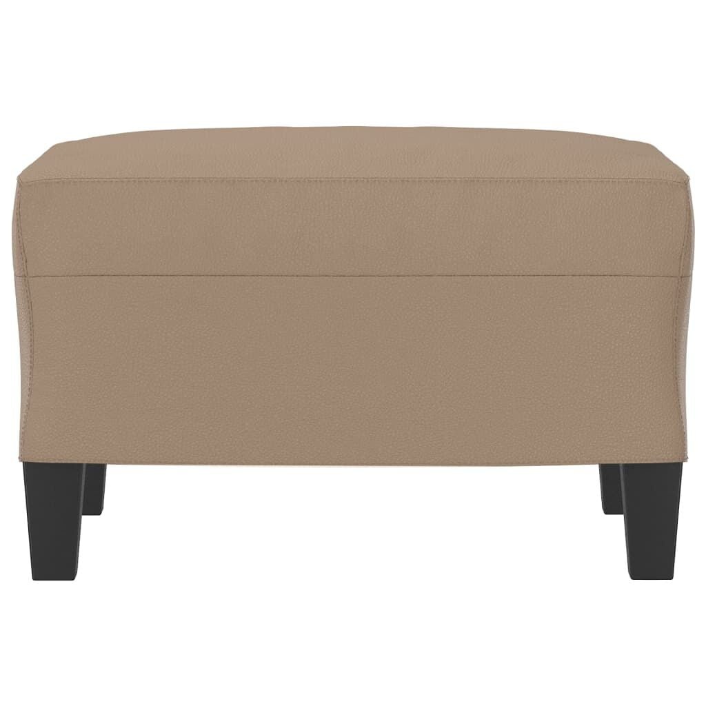 Voetenbank Cappuccino Kunstleer 60x50x41 cm - 51% Korting