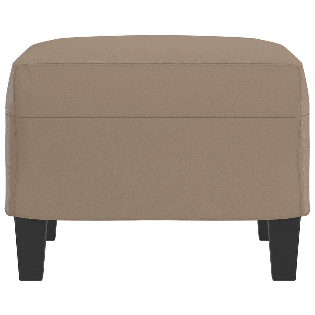 Voetenbank Cappuccino Kunstleer 60x50x41 cm - 51% Korting