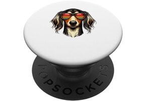 81% Korting: PopSocket Saluki Hond Retro Zonnebril - Telefoon Accessoire