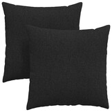 VidaXL Sofa Kussens Stof Zwart (2 stuks) - 34% Korting!